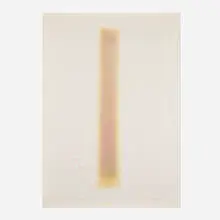 Peter Alexander, Untitled (Wax Drawing), 1971, encaustic on board
