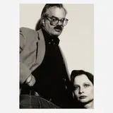 John Coplans, Portrait of Tom Garver and Natasha Nicholson in the Bowery Studio, NYC, 1984, gelatin silver print