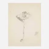 Bruce Conner, Still Life with Apple, 1962, pencil on paper