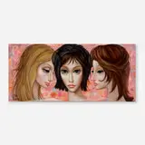 Margaret Keane, Untitled (Three Women)