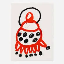 Keith Haring, Untitled (Original), 1989, gouache and ink on paper