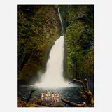 Justine Kurland, Waterfall, 2005, Cibachrome print mounted to Sintra