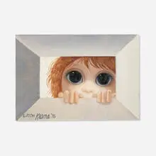 Untitled by Margaret Keane, 1978, oil on Masonite, sold May 2024
