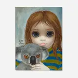Margaret Keane, Untitled (Girl with Koala)