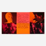 it can be said of them by Corita Kent, 1969, screenprint in colors, sold May 2024