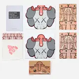 Eric Kaws X Eric Elms, Shirts and ephemera, 2008-2011, T-shirt, napkins, bound printed paper
