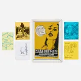 Mark Gonzales, Zines and poster, 2009-2016, bound printed paper, screenprint in colors