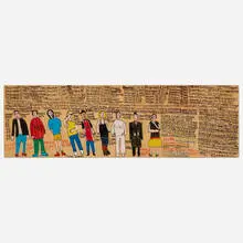 Daniel Green, Police Line Up, c. 2015, mixed media
