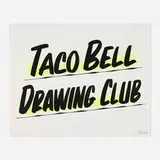 Baron Von Fancy, Taco Bell Drawing Club, 2016, ink and graphite on paper