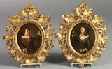 Portrait of Boy and Girl: a Pair by Italian School, PORTRAIT OF BOY AND GIRL: A PAIR, oil on board, sold Apr 2013