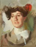 Anne Munro Wood, Portrait of a Woman (Study After Anders Zorn), Oil on canvas