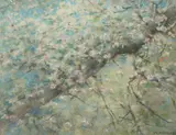 William Henry Holmes, Cherry Blossoms, Watercolor