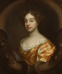 Continental School, Portrait of Mrs, Oil on canvas
