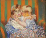 Paul-Albert Besnard, Two Girls Embracing
