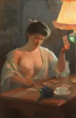 Paul-Albert Besnard, La Reussite, Oil on canvas