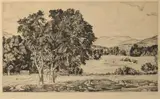 Luigi Lucioni, VERMONT PASTORAL and LANDSCAPE: TWO WORKS, each pencil signed lower margin, Etching - First