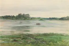 Hendricks A. Hallett, Water'S Edge, Watercolor