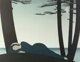 Will Barnet, Reclining Woman, Color lithograph