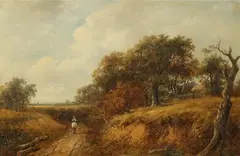Worcestershire Lane by Joseph Thors, Oil on canvas, sold Jun 2013