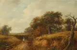 Joseph Thors, Worcestershire Lane, Oil on canvas
