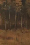 Henry Hobart Nichols, Forest Edge, Pastel