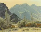 Bill Freeman, Southwest Landscape, Oil on canvas