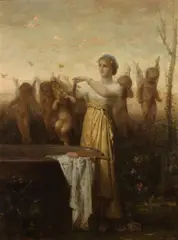 Jean-Louis Hamon, St, Oil on canvas