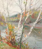 Emile Albert Gruppe, Along the River Vermont