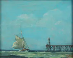 Imero Gobbato, The End of the Cruise, Oil on panel