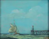 Imero Gobbato, The End of the Cruise, Oil on panel
