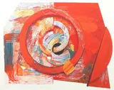 Sam Gilliam, For Xavier, Color screenprint