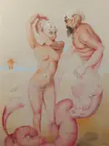 Hector Vargas, El Encuentro, Pastel