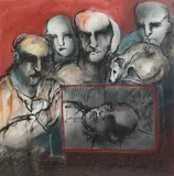 Guillermo Cevallos, My Six Faces, Mixed media