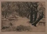 Francis Seymour Haden, The Three Sisters, THE THREE SISTERS, etching
