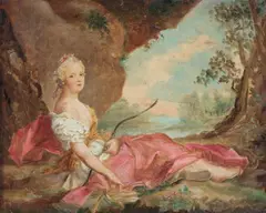 English School, Diana in Repose, Oil on canvas
