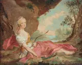 Diana in Repose by English School, Oil on canvas, sold Jul 2013
