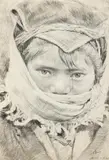 Ye Ji Ming, Girl, Pencil on paper, dated 1991