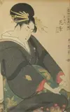 Kitagawa Utamaro, Famouse Beauties of Kansei Era, Woodblock print