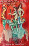 Marc Chagall, Metropolitan Opera Lincoln Center Opening September 1966, Color lithograph poster