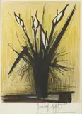 Bernard Buffet, ARUMS, noted "E.A. and signed in pencil lower margin, Color lithograph