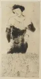 Bella by Marc Chagall, Examined under glass; a few scattered dots of foxing along right margin and right side of print, sold Sep 2013