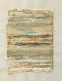 Armond Lara, ABSTRACT: TWO WORKS, each signed lower right, Paper collage
