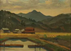 Dawn by Takeo Taniguchi, Oil on canvas, sold Sep 2013