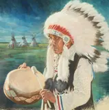 Theron Imlay, Call to Council, Pastel