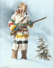 Jerry Crandall, The Hunter, Oil on board