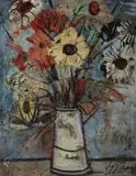Charles Levier, Floral Still Life