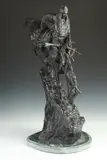 Mountain Man by Frederic Remington, On a green marble base, offered Sep 2013