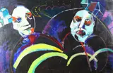 Ezequiel Padilla, Lo Urbano, Oil on canvas