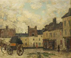 The Square by Henry Golden Dearth, Oil on board, offered Sep 2013