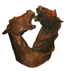 Enzo Plazzotta, Carmargue Horses, Bronze